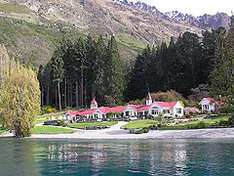 Hotel on Lake Wakatipu, Queenstown, New Zealand